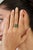 Art Deco 4.58 Carat Zambian Emerald Statement Solitaire Ring in 18k Yellow Gold Size 9 For Sale - Image 3 of 14