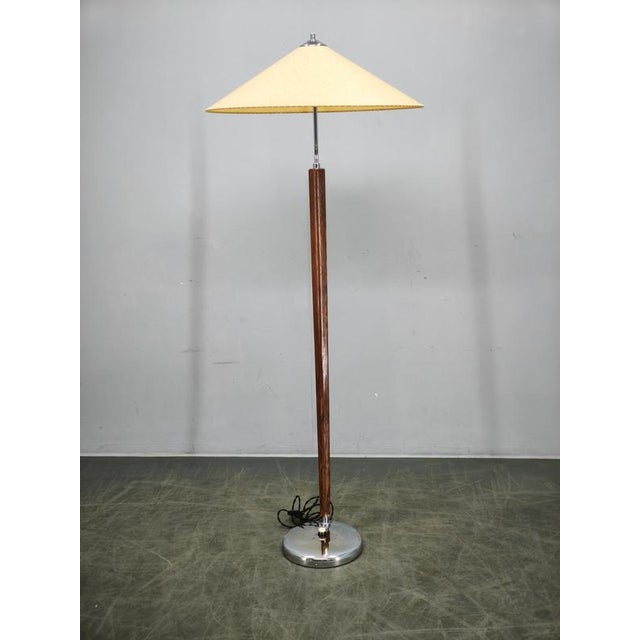 Vintage Japanese Style Floor Lamp by Zukov, Czechoslovakia, 1960s For Sale - Image 3 of 14