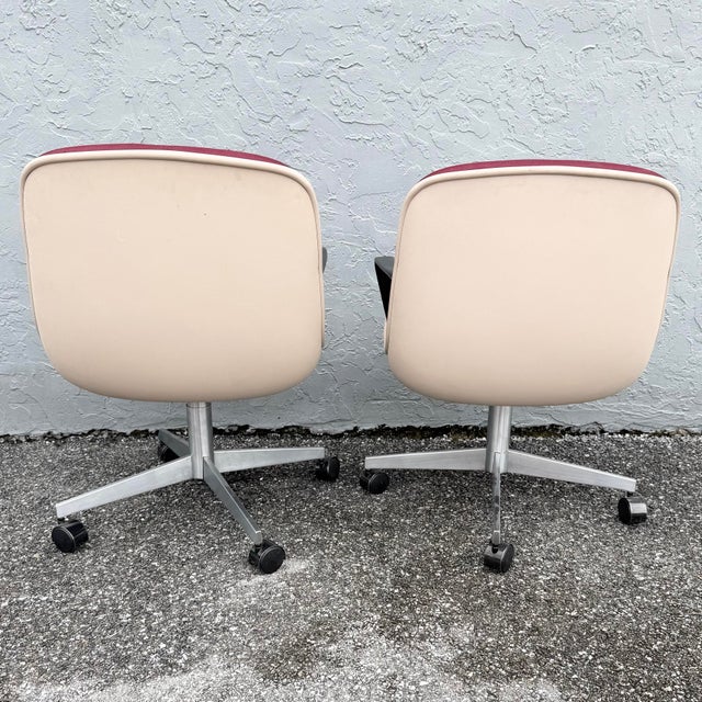 1988 Vintage Tufted Office Chairs by Steelcase - Set of 6 For Sale In West Palm - Image 6 of 12