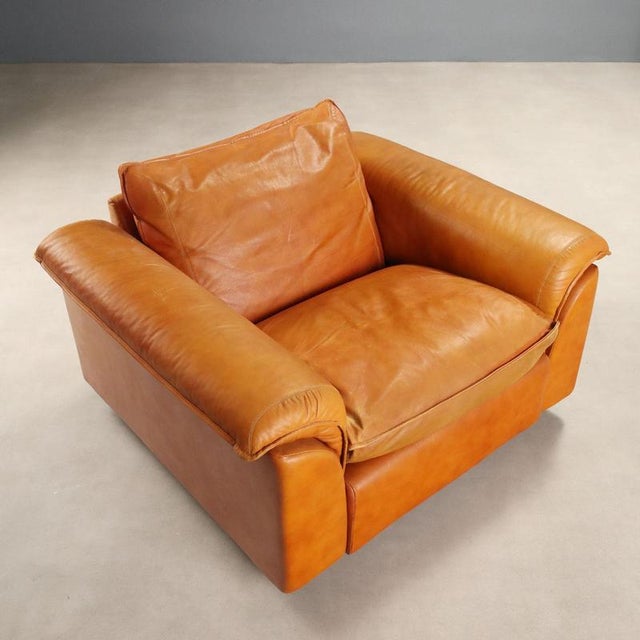 Late 20th Century Leather Lounge Chairs, 1970s, Set of 2 For Sale - Image 5 of 14