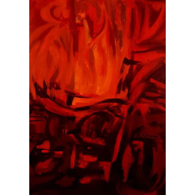 Artist: Alberto Schiuma Title: Fuego Country: Argentina / Spain Medium: Giclee Marks: Signed & numbered Paper Size 30 x 24...