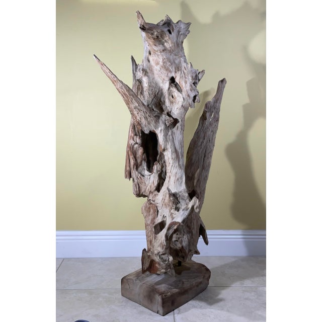 Abstract Large Natural Abstract Driftwood Sculpture For Sale - Image 3 of 12
