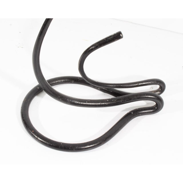 Metal Jack Brubaker Hand-Forged Iron and Brass Calla Lily Candle Holder For Sale - Image 7 of 7