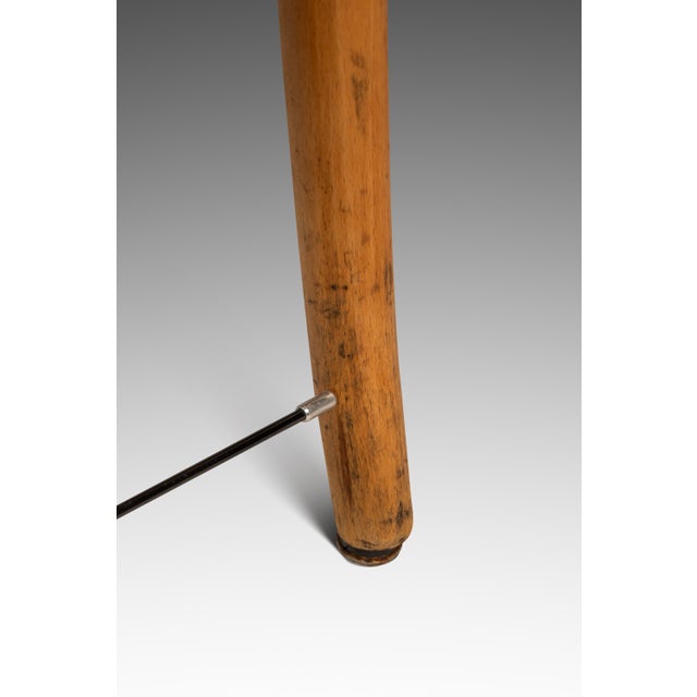 Single Patinaed Bentwood Prague Model 811 Side Dining Chair in Leather in the Manner of Josef Frank for Stendig, Usa, C. 1960s For Sale - Image 18 of 18