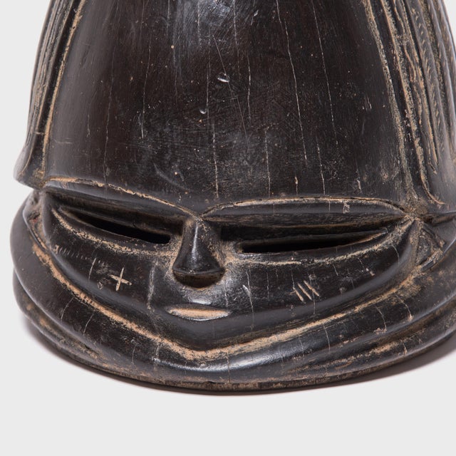 Mid 20th Century Mende Helmet Mask, C. 1950 For Sale - Image 5 of 5