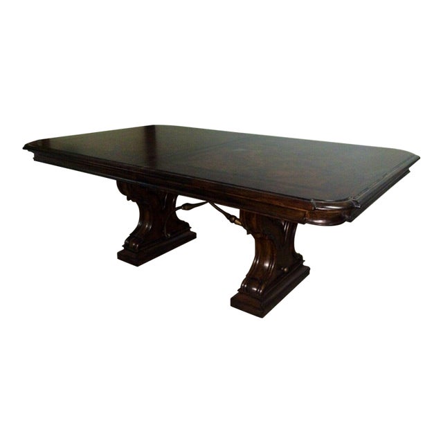 Thomasville Furniture Hills of Tuscany Bibbiano Dark Rustico Dining Table Chairish