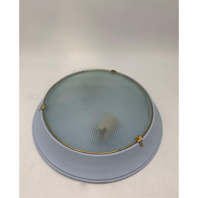 Lamps attributed to Fontana Arte. Sold as a pair. Ceiling or wall lamp, featuring a simple and functional design typical...