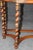 Wood Superb Burled Walnut Carved English Barley Twist Leg Console Table For Sale - Image 7 of 11