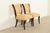 Barbara Barry for Baker Furniture Modern Regency Mahogany Side Chairs or Dining Chairs, Pair For Sale - Image 14 of 14