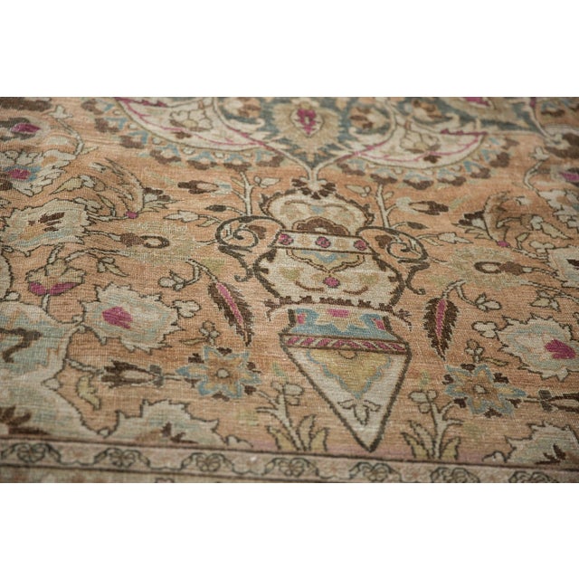 Vintage Distressed Meshed Carpet - 8'6" x 11'10" For Sale - Image 9 of 16