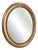 Louis Philippe Style Oval Mirror with Gilded Frame, France, 19th Century For Sale