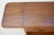 Traditional 1970s Henkel Harris Mahogany Sideboard Serving Drop Leaf Table on Casters #29 Stain For Sale - Image 3 of 7