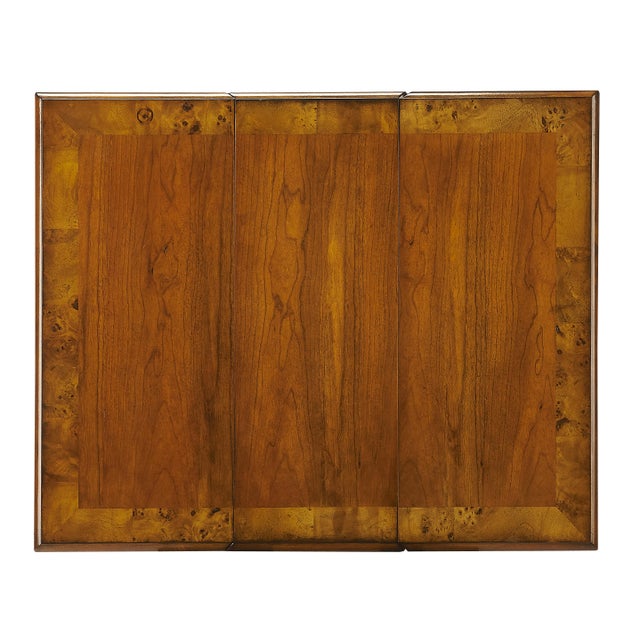 Traditional Darrow Drop-Leaf Side Table, Medium Brown For Sale - Image 3 of 5