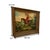 The product is a large original painting by artist A. Colnot depicting vintage scenes of English fox hunt dogs and horses....