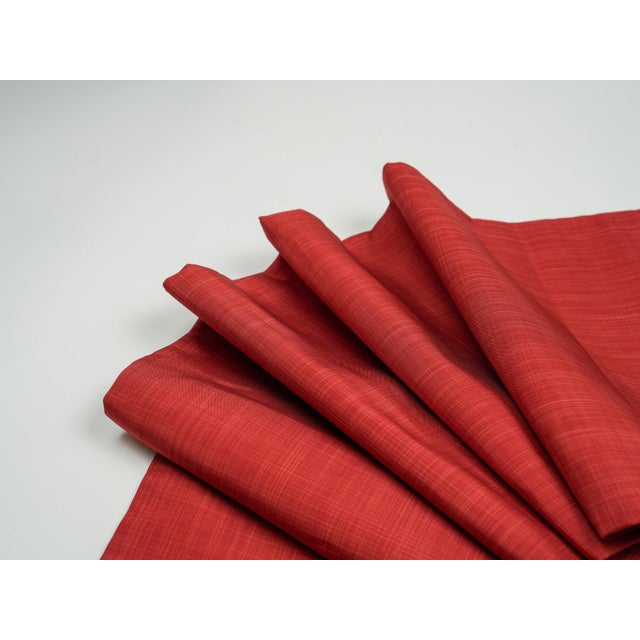 Japanese Ceremonial Silk Table Runner by Renaras For Sale - Image 6 of 9