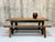 French Farmhouse Oak Dining Table with Black Legs, 1950s For Sale - Image 4 of 15