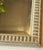 Late 20th Century White Gold Embossed Wood Mirror For Sale - Image 5 of 10