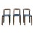 Beautiful Condition, Upholstered Stackable Dining Chairs by Bruno Rey for Dietiker- One Chair (3 Available) For Sale