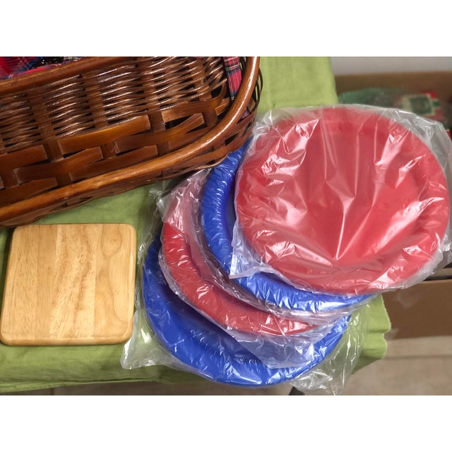 Vintage Picnic Time Picnic Basket Chairish