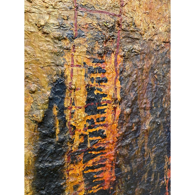 Frank Arnold Oil on Canvas Abstract Figurative Painting Titled "Escape" For Sale In Miami - Image 6 of 18