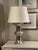 Glass Visual Comfort Bull Nose Cylinder Table Lamp For Sale - Image 7 of 8