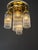 Metal Art Deco Ceiling Lamp with Glass Sticks, 1920s For Sale - Image 7 of 17