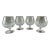 1970 Waterford Lismore Balloon Brandy Sniffers - Set of 4 For Sale