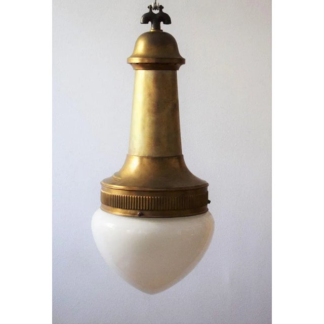 This large portal lamp is depicted in contemporary photos of Steinhof Hospital - it adorned the stairway to the...