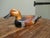 Red Chinese Painted and Decoy Duck, 1900 For Sale - Image 8 of 9