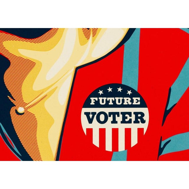 Shepard Fairey, Power to the Polls, Screenprint For Sale - Image 4 of 5