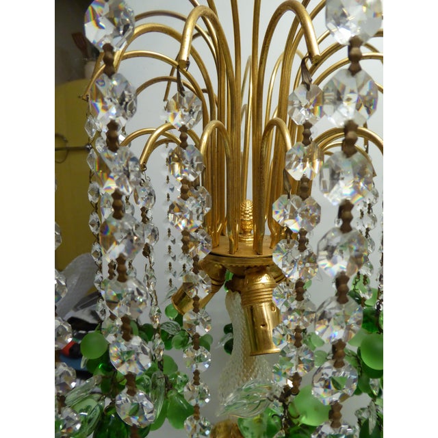 Waterfall Murano Table Lamp in Glass and Bronze, 1970s For Sale - Image 6 of 14