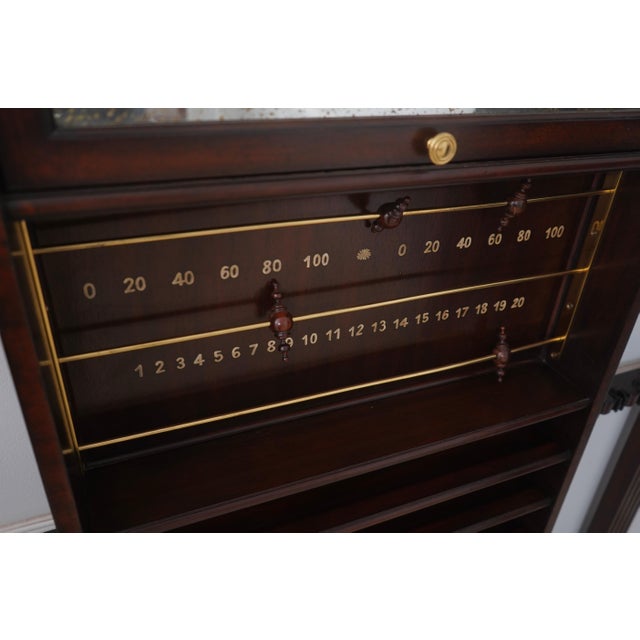 Maitland - Smith Maitland Smith 1330-454 Mahogany Billiards Rack For Sale - Image 4 of 13