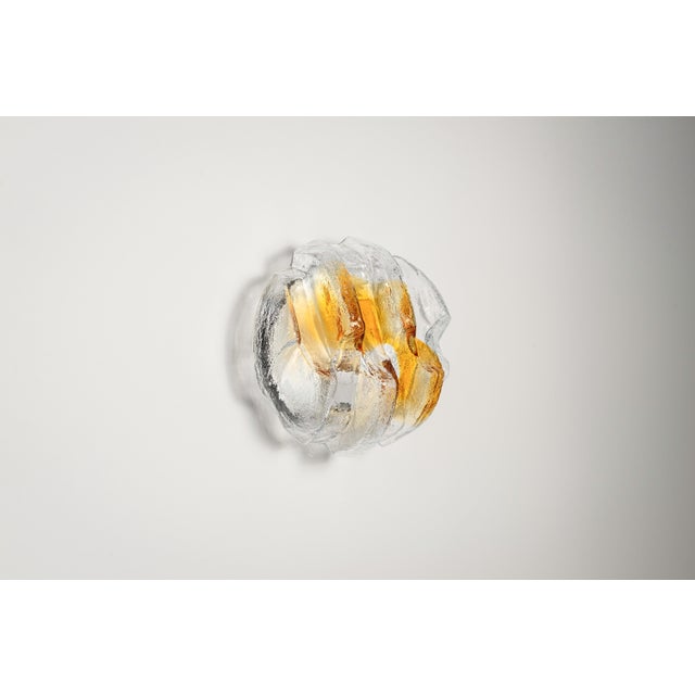 Murano Glass Wall Lamps, 1970s, Set of 3 For Sale - Image 9 of 16