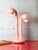 Entler Studio Pink Ceramic 2-Globe Table Lamp For Sale - Image 4 of 4