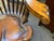 Wood 20th Century Reproduction of Antique Windsor Low Back Arm Chair For Sale - Image 7 of 10