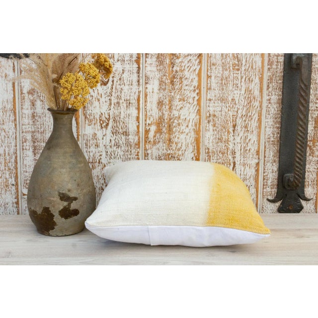 Early 21st Century Tanan Organic Silk Pillow For Sale - Image 5 of 8