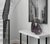 Glass 24 + In. Murano Style Purple White Applied Black Swirl Bulbous Art Glass Vase Set of 2 For Sale - Image 7 of 14