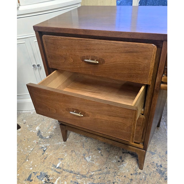 1960s Mid Century Modern Kent Coffey Walnut Desk For Sale - Image 12 of 12