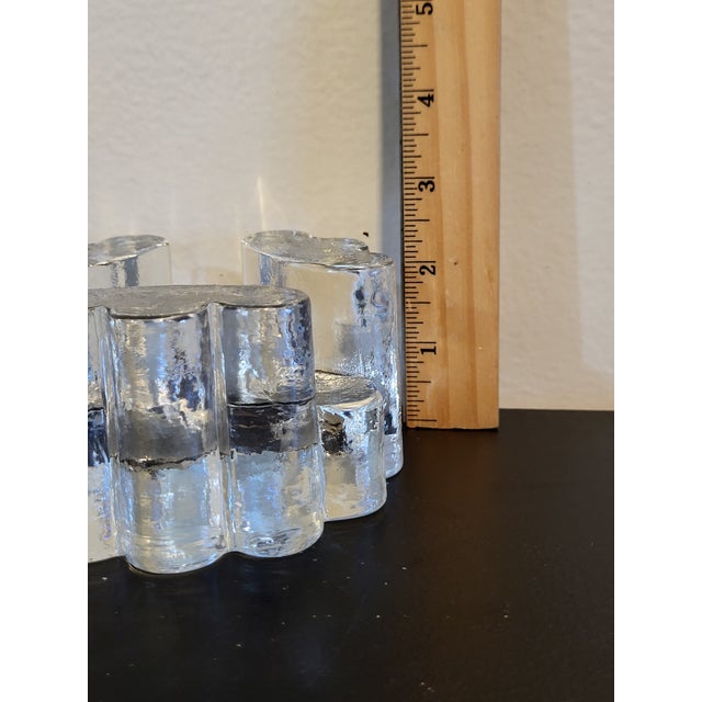 Glass Vintage 1970s Germany La Vida Heavy Glass Warmer For Sale - Image 7 of 10