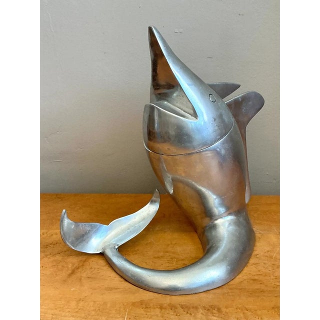 Retro Metal Dolphin Beverage Cooler For Sale In West Palm - Image 6 of 13