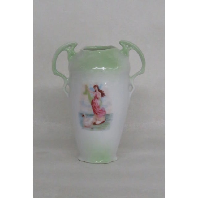 This gorgeous Vase is made out of porcelain and it is in good condition. It features a beautiful French style and design,...