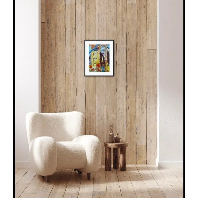 Yellow Fishing Boat, Expressionist Oil Painting For Sale In Reno/Lake Tahoe - Image 6 of 6