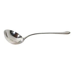 Antique Late 19th C English Silver Serving Ladle