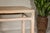 Tall Console Table with Carved Beaded Rope Motif and Whitewash Natural Finish For Sale - Image 10 of 12