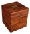 Antique Four Decanter Storage Box, English, Bottle Case, Bramah Lock, Georgian For Sale