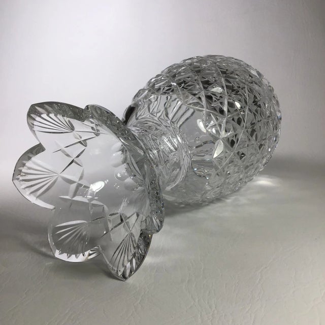 2000’s Waterford Crystal Hospitality Pineapple Vase Chairish