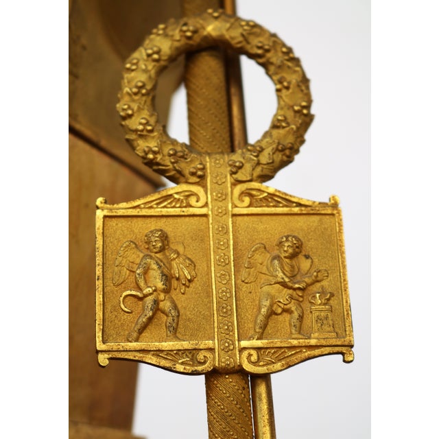 French Gilt Bronze Mantel Clock For Sale - Image 9 of 18