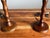 1950s Vintage Hollywood Regency Faux Bamboo English Mahogany Palm Lamps For Sale - Image 5 of 12
