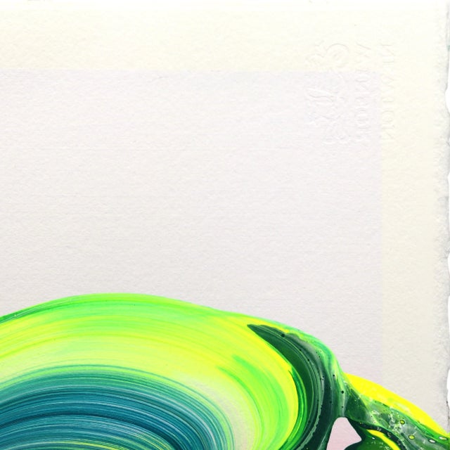 Abstract Avp_1072 - Colorful Textured Contemporary Abstract Original Artwork by Alex Voinea For Sale - Image 3 of 6