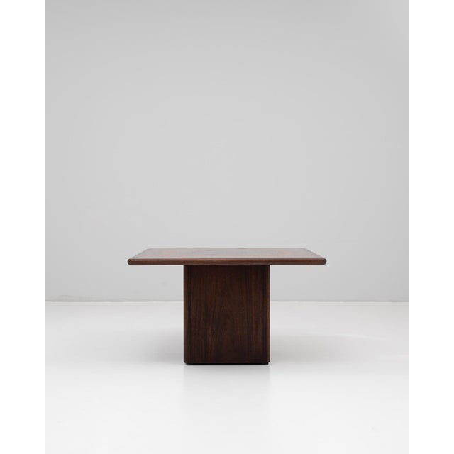 1970s Danish Modernist Pedestal Coffee Table For Sale - Image 16 of 18